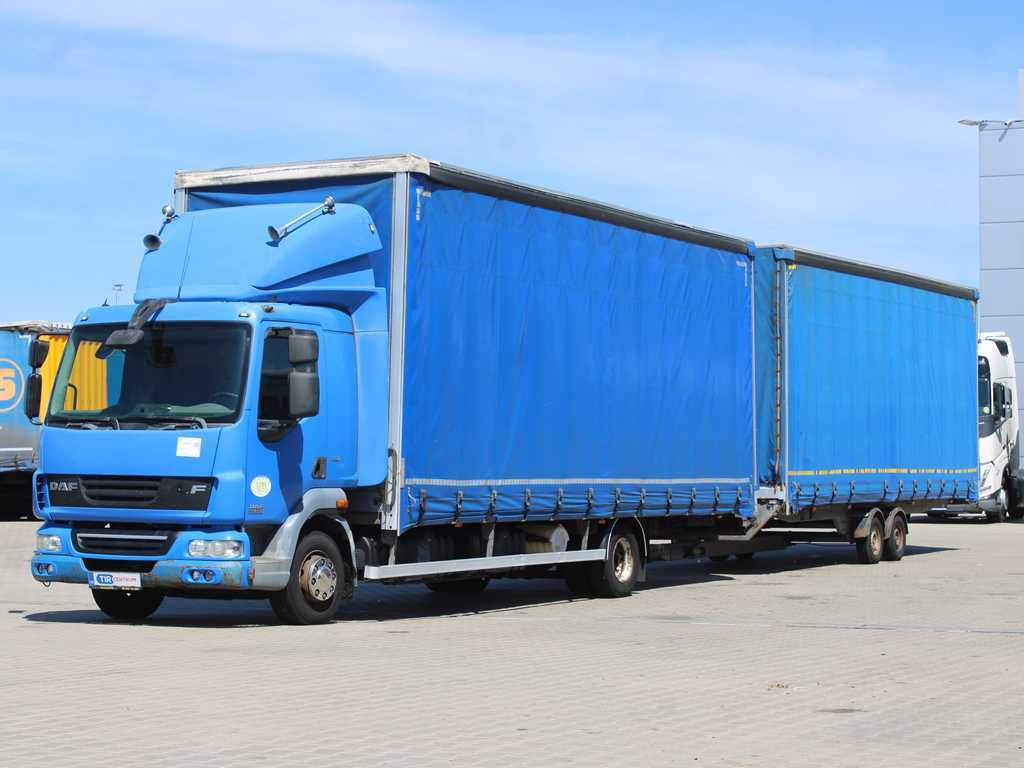 DAF FA LF 45, EURO 5, PNEU 80% + PŘÍVĚS AGADOS