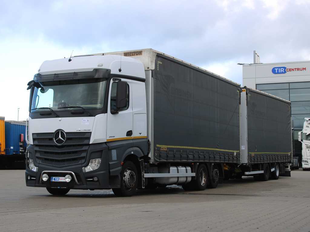 Mercedes-Benz Actros  2545, PRŮJEZDNÉ, ZVEDACÍ NÁPRAVA, VZDUCHOVÉ PÉROVÁNÍ, EURO 6