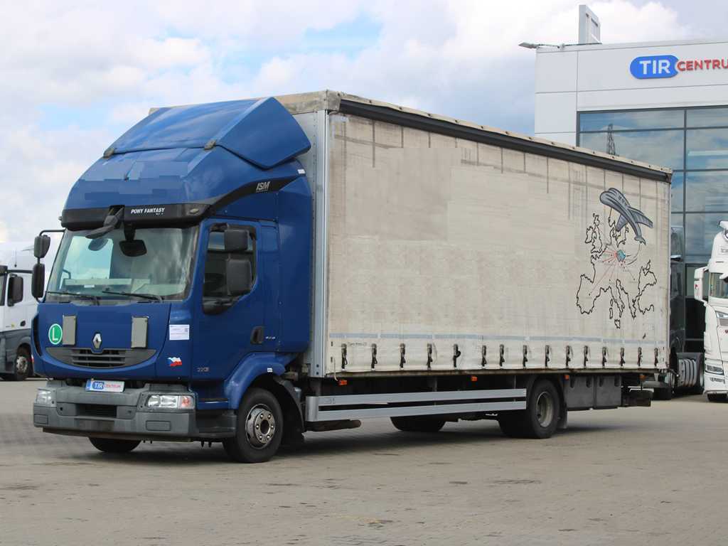 Renault MIDLUm220.12, EURO 5, SPACÍ NÁSTAVBA, HYDRAULICKÉ ČELO
