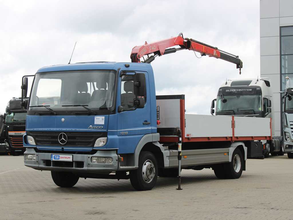 Mercedes-Benz ATEGO 1018, EURO 3, HYDRAULICKÁ RUKA FASSI F 40 A.21