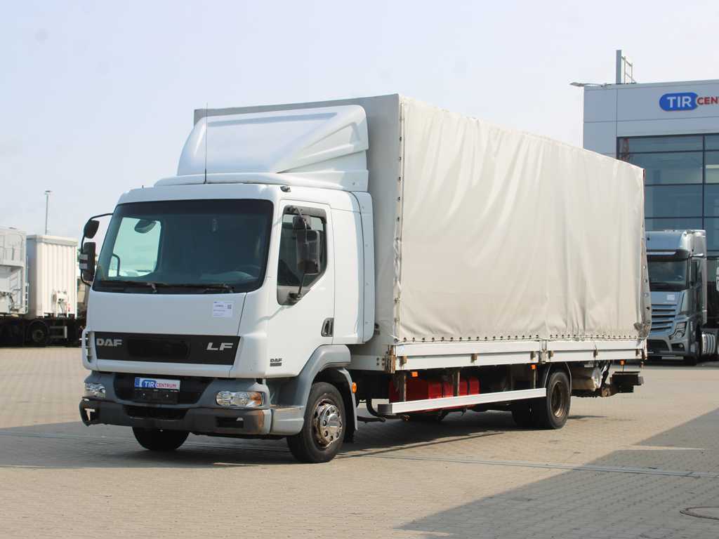 DAF FA LF 45.220, EURO 3, BOČNICE, HYDRAULICKÉ ČELO