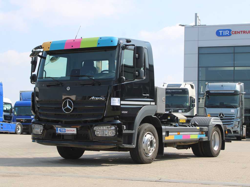 Mercedes-Benz ATEGO 1224, EURO 6, HÁKOVÝ NOSIČ KONTEJNERŮ