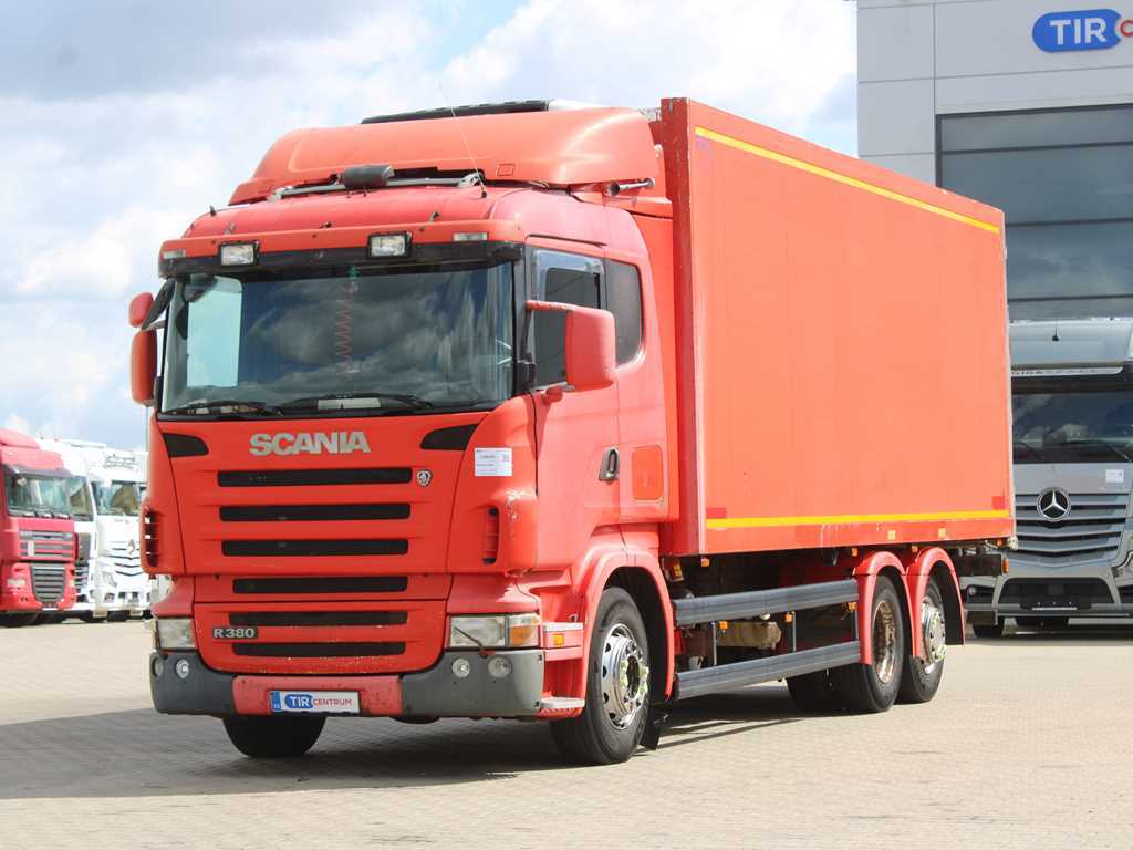 Scania R 380, HYDRAULICKÉ ČELO, DVOUKOMOROVÝ, CARRIER SUPRA 850 mt