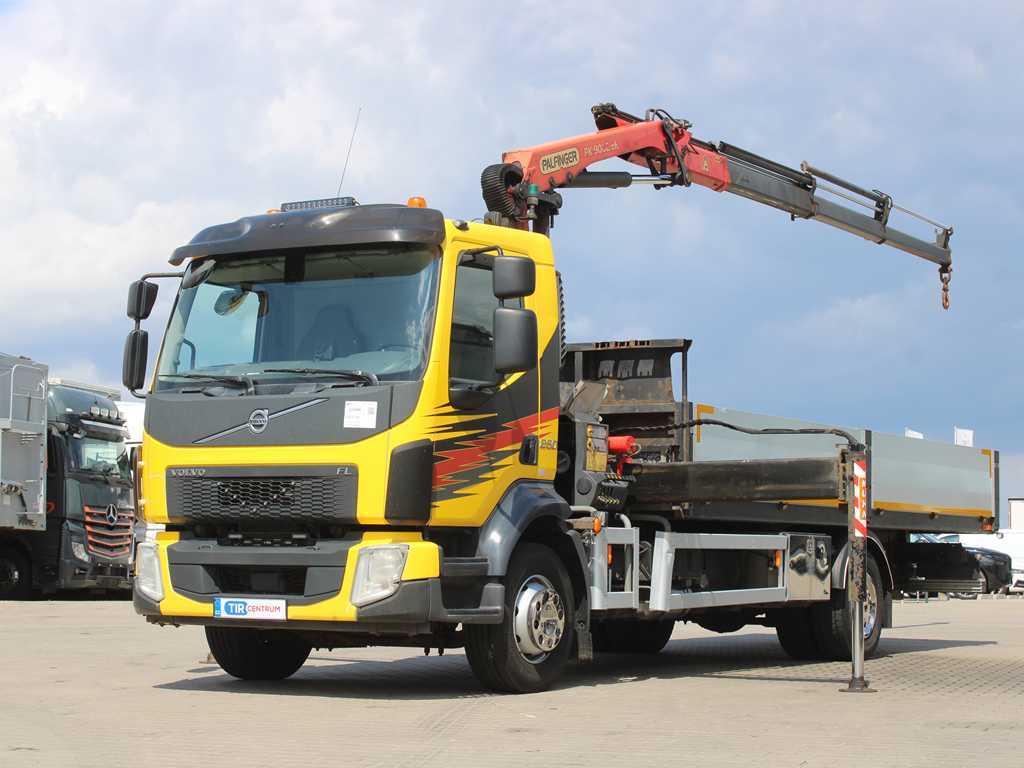 Volvo FL 250, EURO 6, BOČNICE, KAMERA, HYDRAULICKÁ RUKA PALFINGER PK 9002 EH