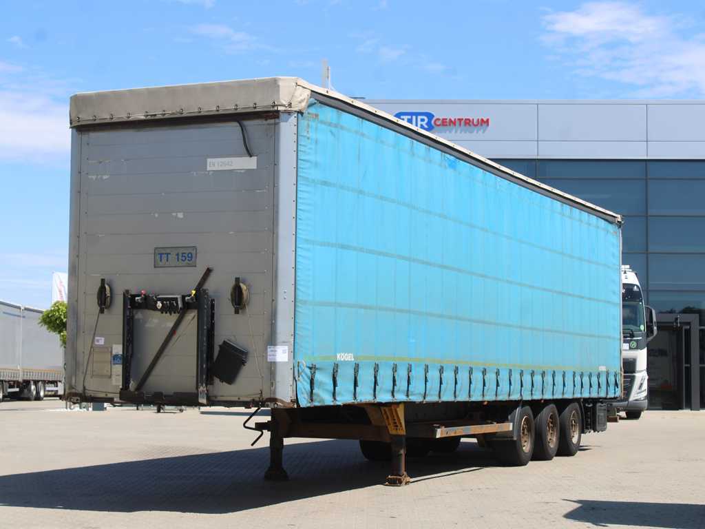 Kögel SN 24, LOWDECK, ZVEDACÍ NÁPRAVA, MULTILOCK, SAF