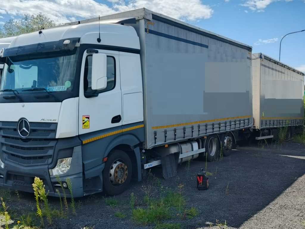 Mercedes-Benz ACTROS 2542 L/NR, bez aku.