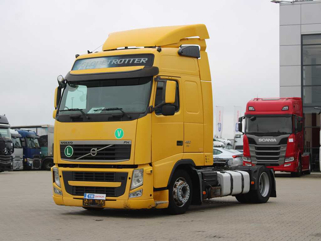 Volvo FH 420, EURO 5 EEV, LOWDECK, VZDUCHOVÉ PÉROVÁNÍ, VEB +
