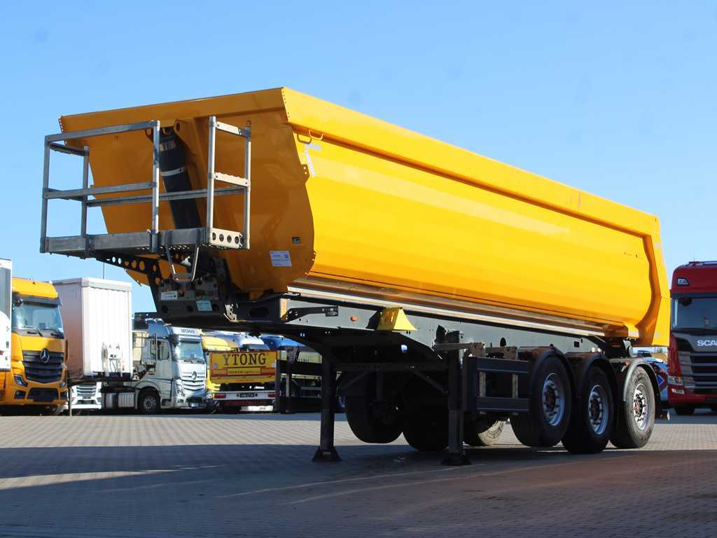 Meiller MHPS 15/27, SAF, ZVEDACÍ NÁPRAVA, 30 m³, POSUVNÝ ČEP PRO 42 I 64