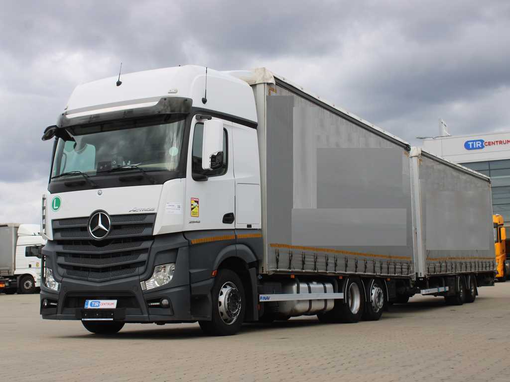 Mercedes-Benz Actros 2542, 62, ZVEDACÍ NÁPRAVA + PANAV TVK 18 M