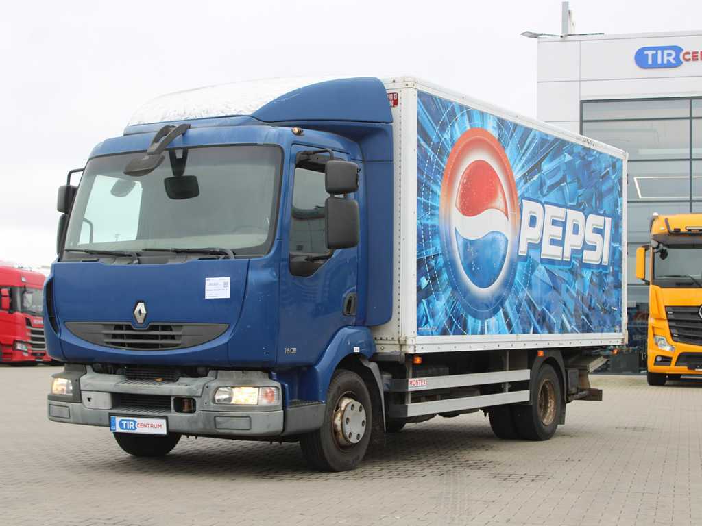 Renault MIDLUM 160.10, EURO 4, HYDRAULICKÉ ČELO, PNEU 80%