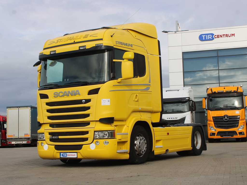 Scania R 490, EURO 6, RETARDER