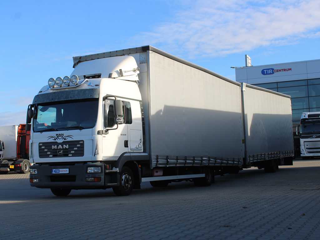 MAN TGL 8.210, EURO 4 + PŘÍVĚS H&W