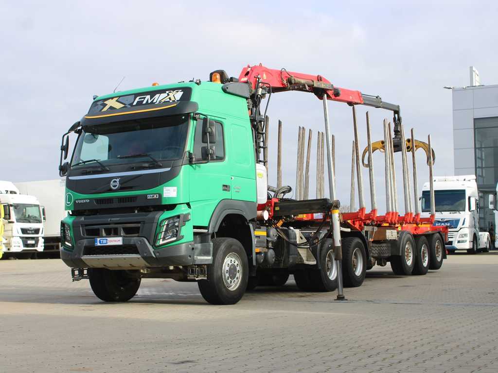 Volvo FM 540, EURO 6, 66, VEB+, HYDRAULICKÁ RUKA PALFINGER Q 170 Z 96