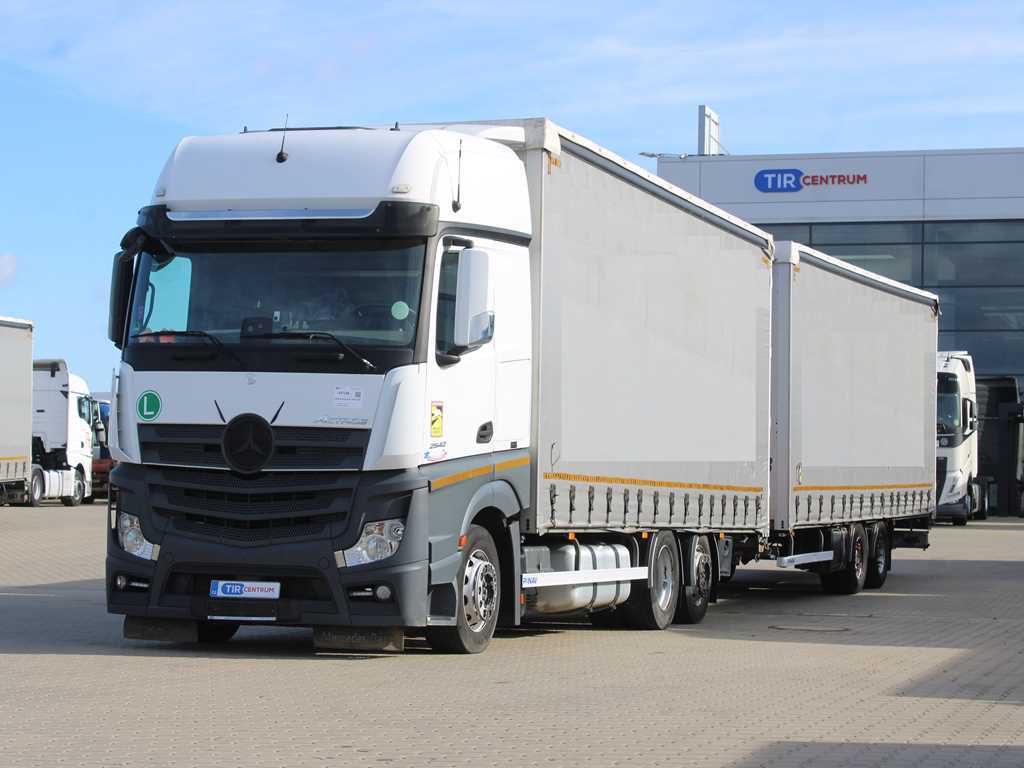 Mercedes-Benz Actros 2542, 62, ZVEDACÍ NÁPRAVA + PANAV TVK 18 M