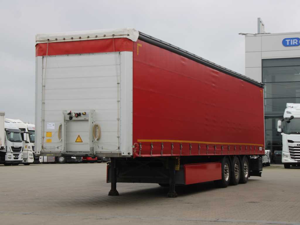 Schmitz SCB*s 3 t, 2ZVEDACÍ NÁPRAVA, 2PALETOVÝ KOŠ, MULTILOCK