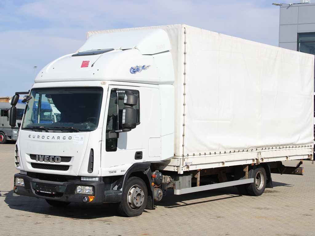 Iveco EUROCARGO ML 75 E 18, EURO 5 EEV, PNEU 90 %, SIDE