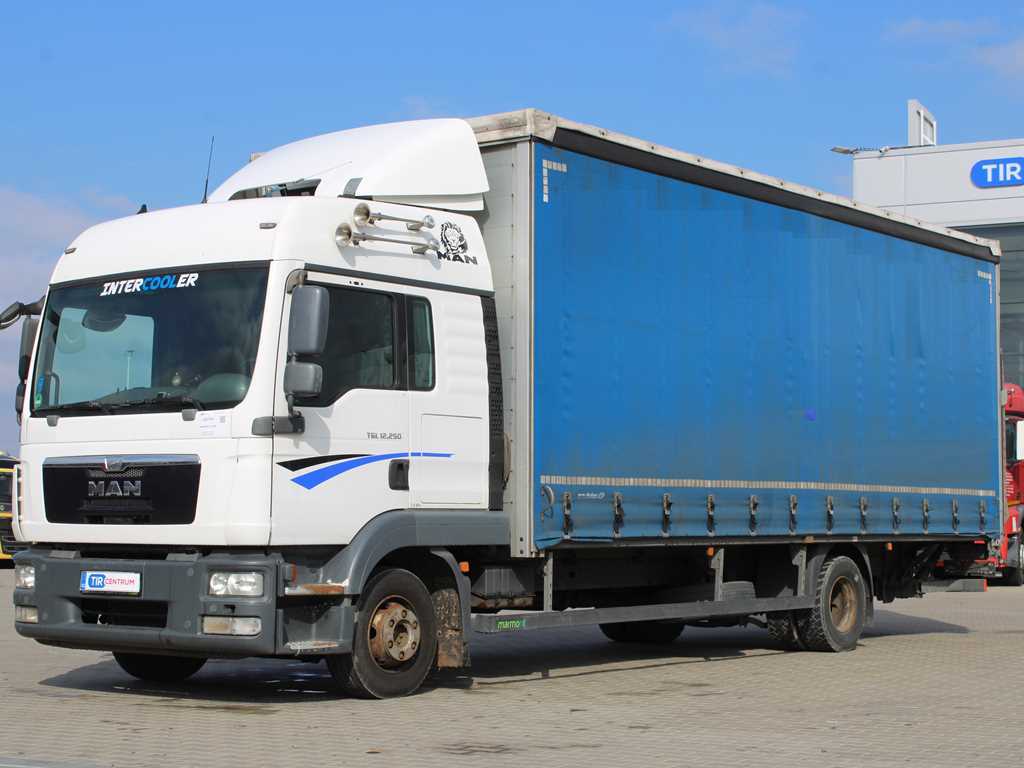 MAN TGL 12.250, EURO 5, HYDRAULICKÉ ČELO