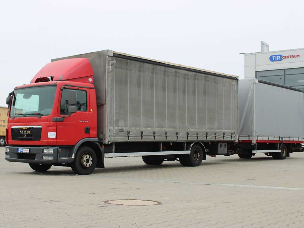 MAN TGL 12.180 42 BL, EURO 5, + trailer GTS PJL 95 (2005)