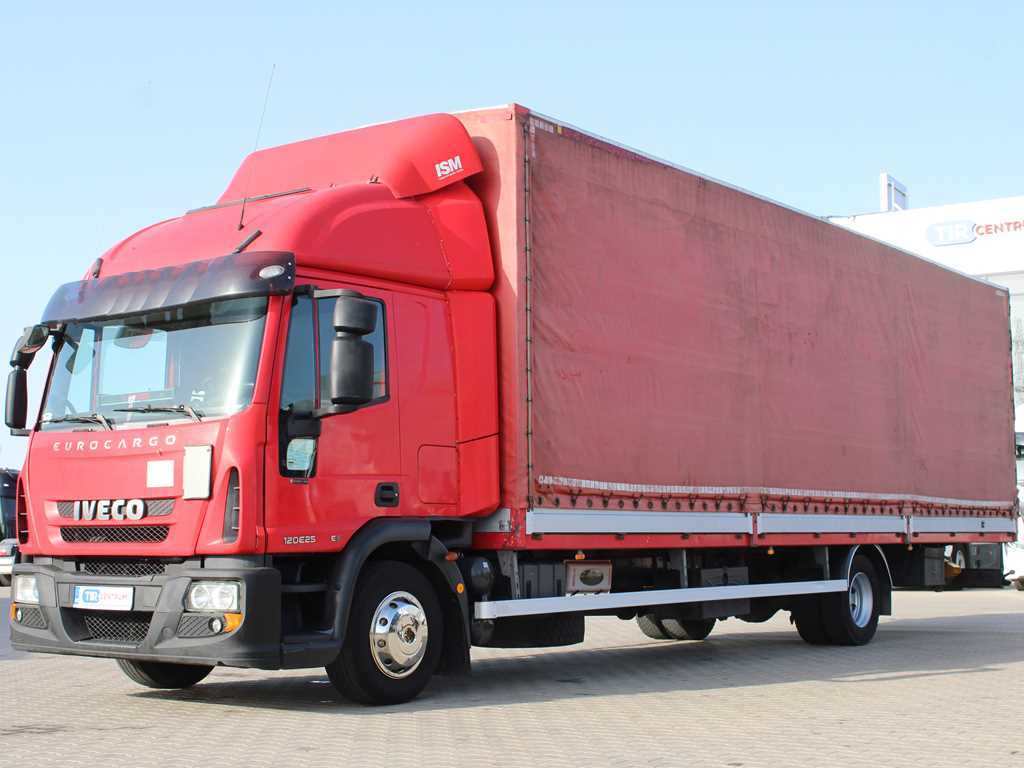 Iveco EUROCARGO 120 E 25, SIDEBOARDS, LENGTH OF LOADING AREA 9 m