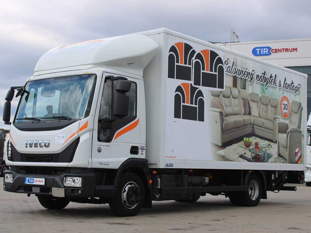 Iveco EUROCARGO 75-210, HYDRAULIC FRONT, ONLY 58 KM! TIRES 822%
