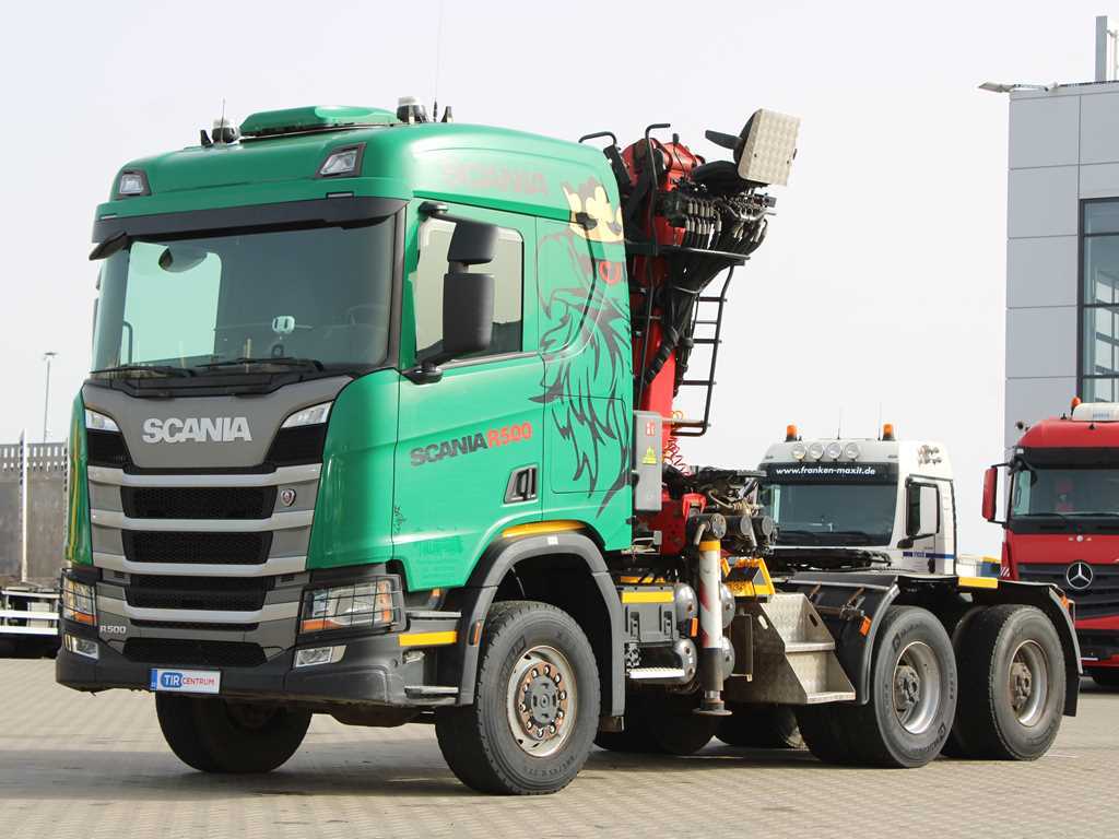Scania R 500, 6x6, RETARDER, OPTICRUISE, PALFINGER EPSILON Q 180 Z 96