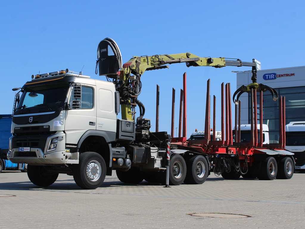 Volvo FMX 500, 66, LOGLIFT F 265 Z 95 + remorcă DOLL (2007)