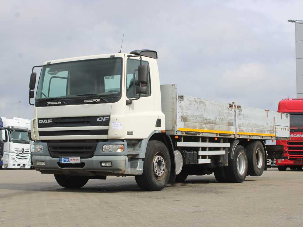 DAF CF 75. 360, EURO 3, 62, BOČNICE, ZVEDACÍ NÁPRAVA