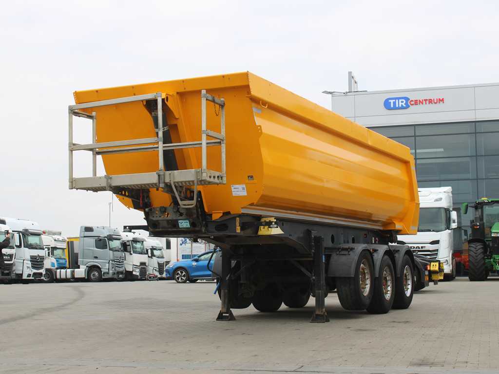 Meiller MHPS 12/27 NOSS 2, ZVEDACÍ NÁPRAVA, SAF, 27 m³