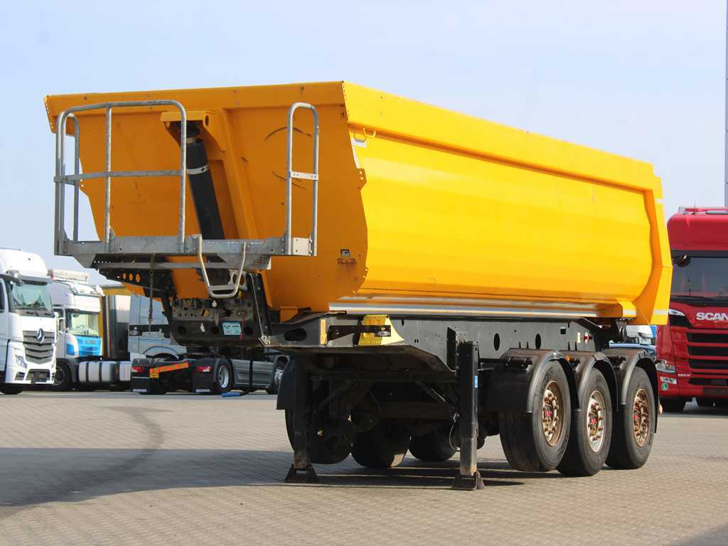 Meiller MHPS 12/27 NOSS 2, ZVEDACÍ NÁPRAVA, SAF, 27 m³