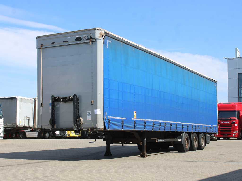 Kögel S 24-1, LOWDECK, ZVEDACÍ NÁPRAVA, MULTILOCK, SAF