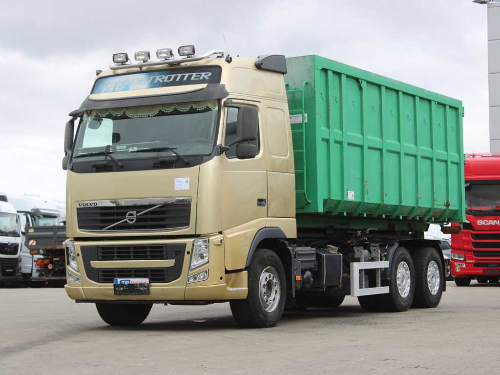Volvo FH 500, 64, HÁKOVÝ NOSIČ KONTEJNERŮ, EURO 5 EEV, VEB +