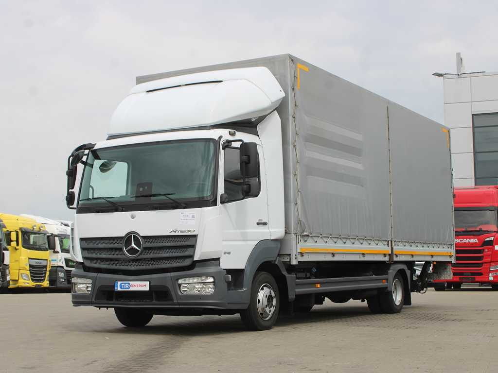 Mercedes-Benz ATEGO 816, EURO 6, HYDRAULICKÉ ČELO, BOČNICE