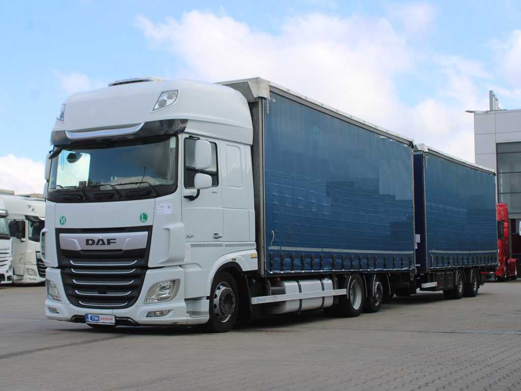DAF XF 480, EURO 6, 62, NEZÁVISLÁ KLIMATIZACE, PRŮJEZDNÝ + PANAV