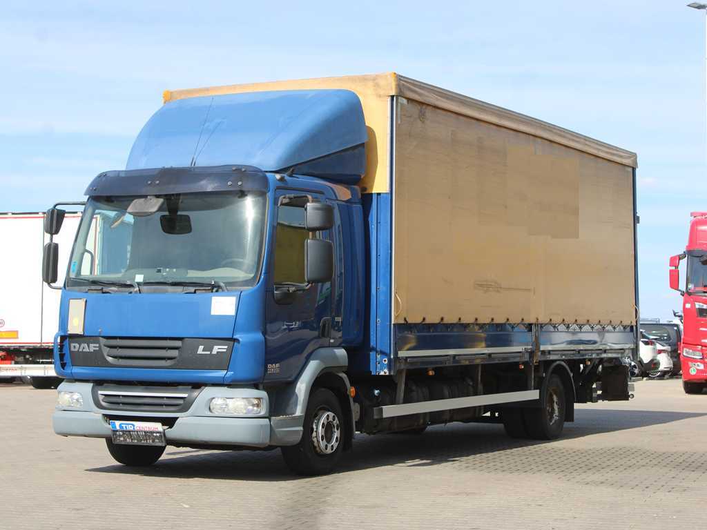 DAF FA LF 45, EURO 5, BOČNICE, NEZÁVISLÁ KLIMATIZACE, HYDRAULICKÉ ČELO
