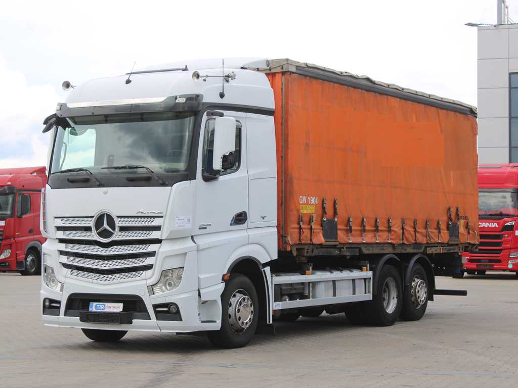 Mercedes-Benz Actros 2545, EURO 6, 62, ZVEDACÍ NÁPRAVA, BDF, NAVIGACE