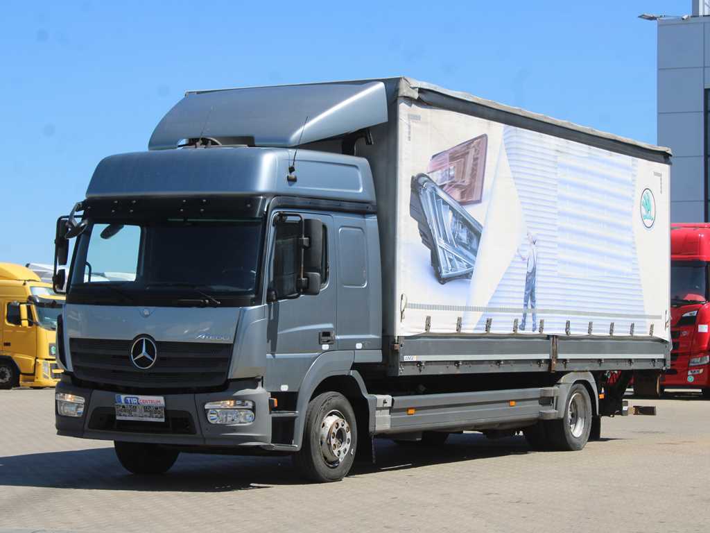 Mercedes-Benz ATEGO 1224, EURO 6, BOČNICE, HYDRAULICKÉ ČELO