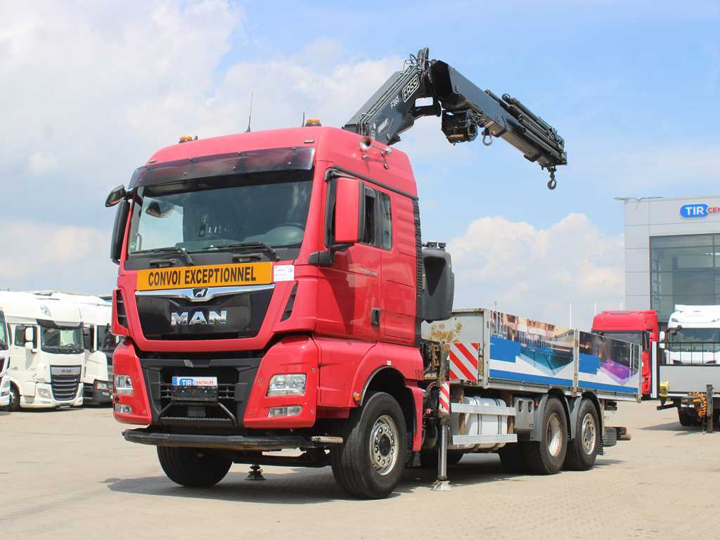 MAN TGX 26.500, 62, FASSI F 365 RA.2.28, RETARDER, NAVIGACE, EURO 6