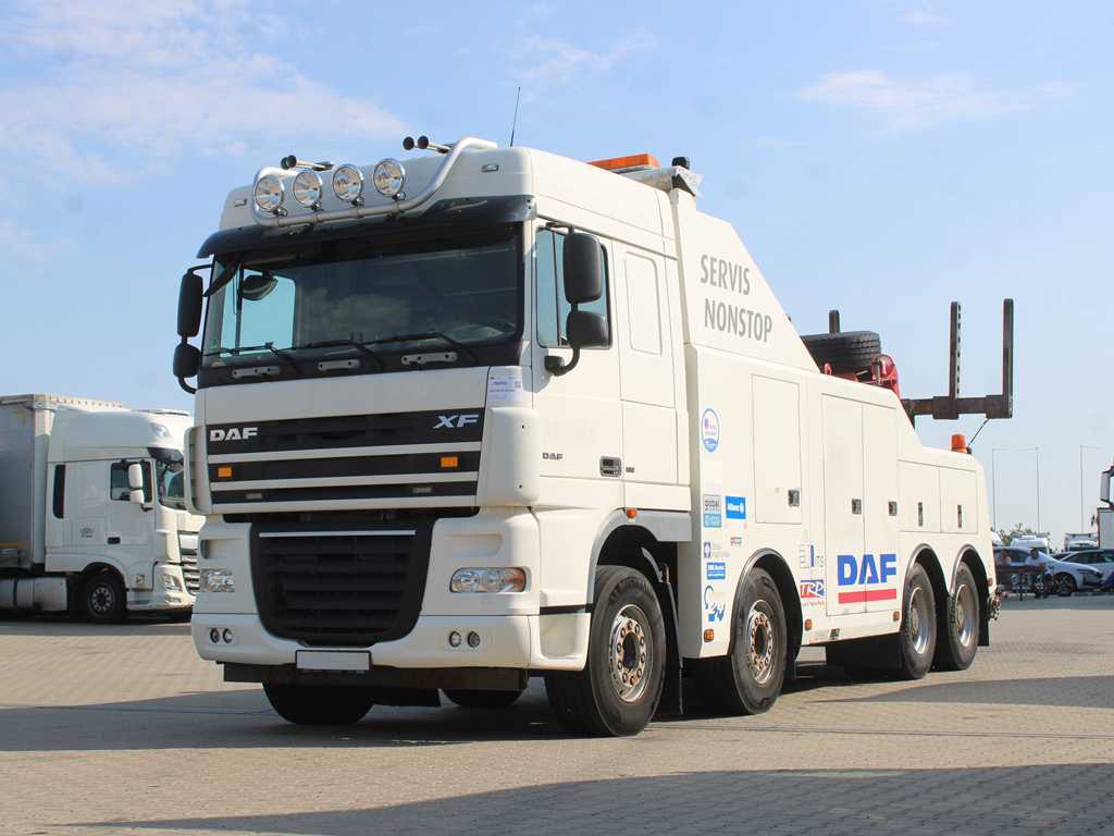 DAF FAD XF 105.510 S, EURO 5, 84, HYDRAULICKÁ ODTAHOVÁ NÁSTAVBA OMARS