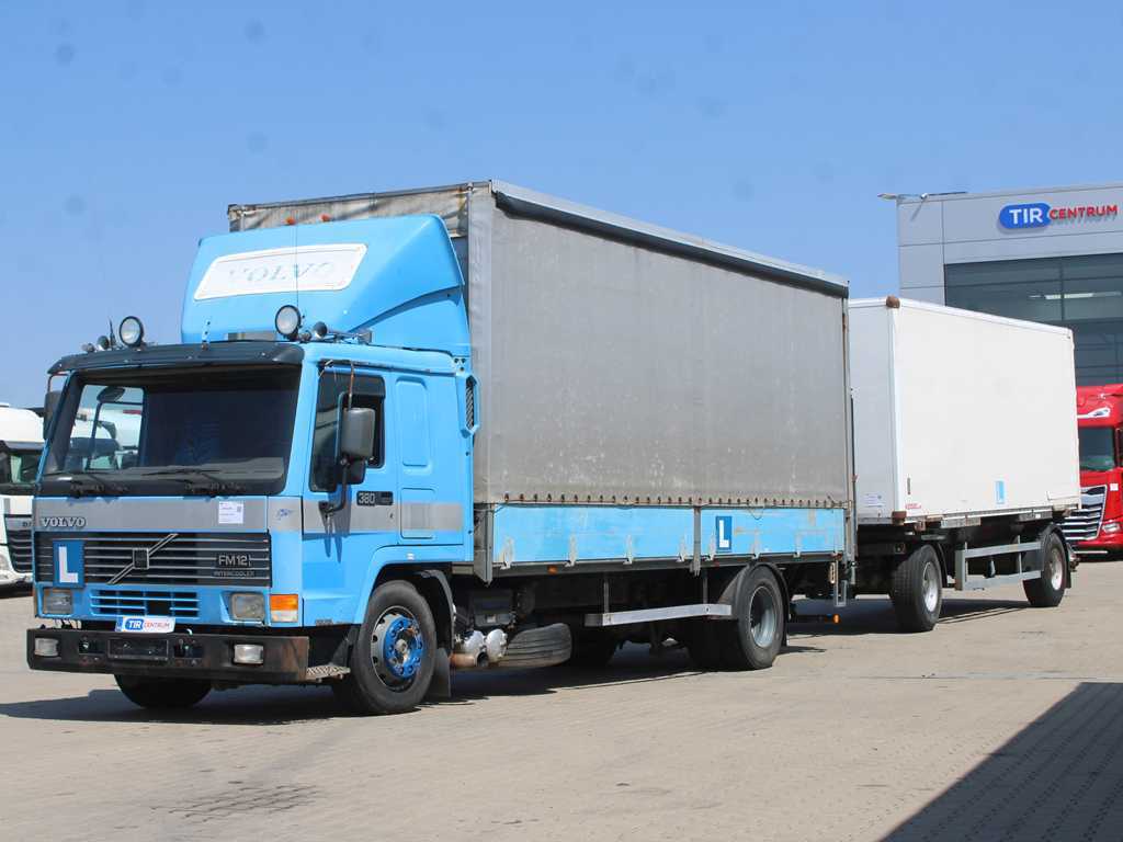Volvo FL 12 42 R, HYDRAULICKÉ ČELO, BOČNICE + KÖGEL AWE 18 (1998)
