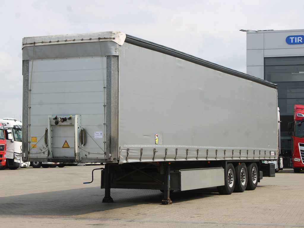 Schmitz CARGOBULL  SCB*S 3 T, ZVEDACÍ NÁPRAVA, MULTILOCK, 2PALETOVÝ KOŠ