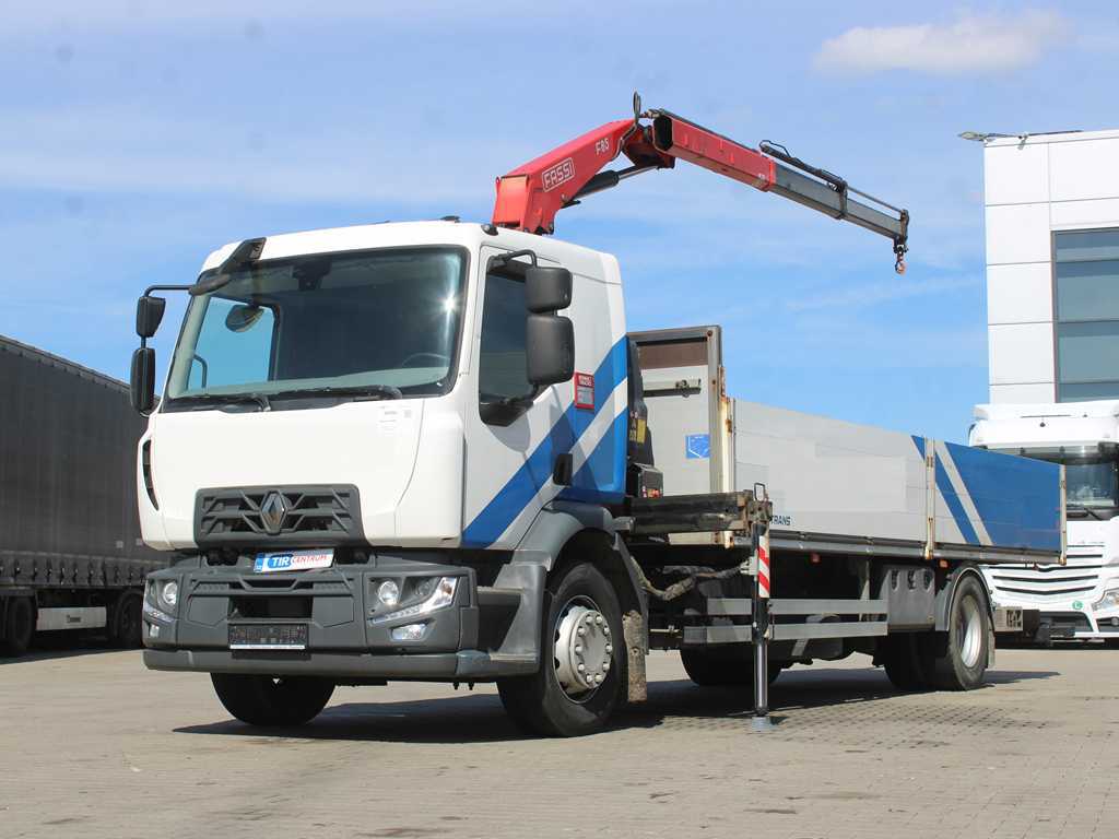Renault D 280, EURO 6, BOČNICE, HYDRAULICKÁ RUKA FASSI F 85 B.0.22