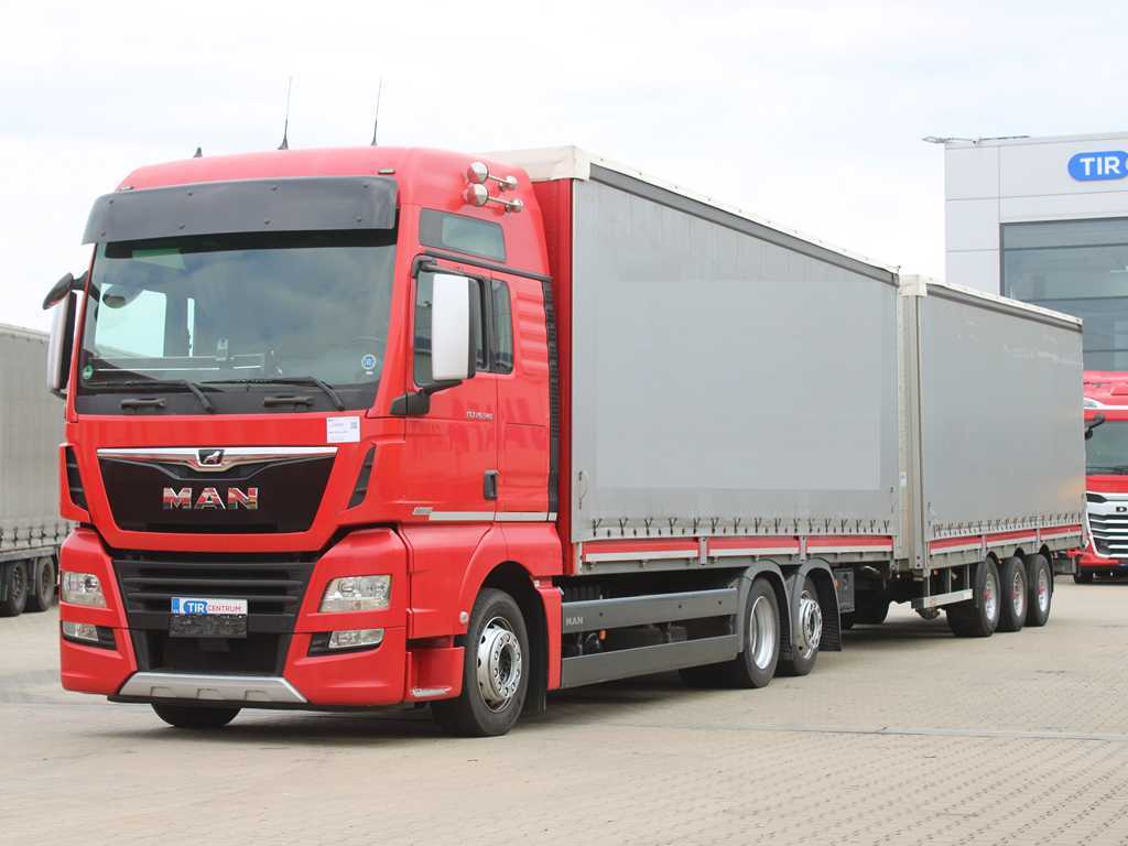 MAN TGX 26.540, EURO 6, VZDUCHOVÉ PÉROVÁNÍ, BOČNICE, ZVEDACÍ NÁPRAVA, NAVIGACE + SVAN (2016)