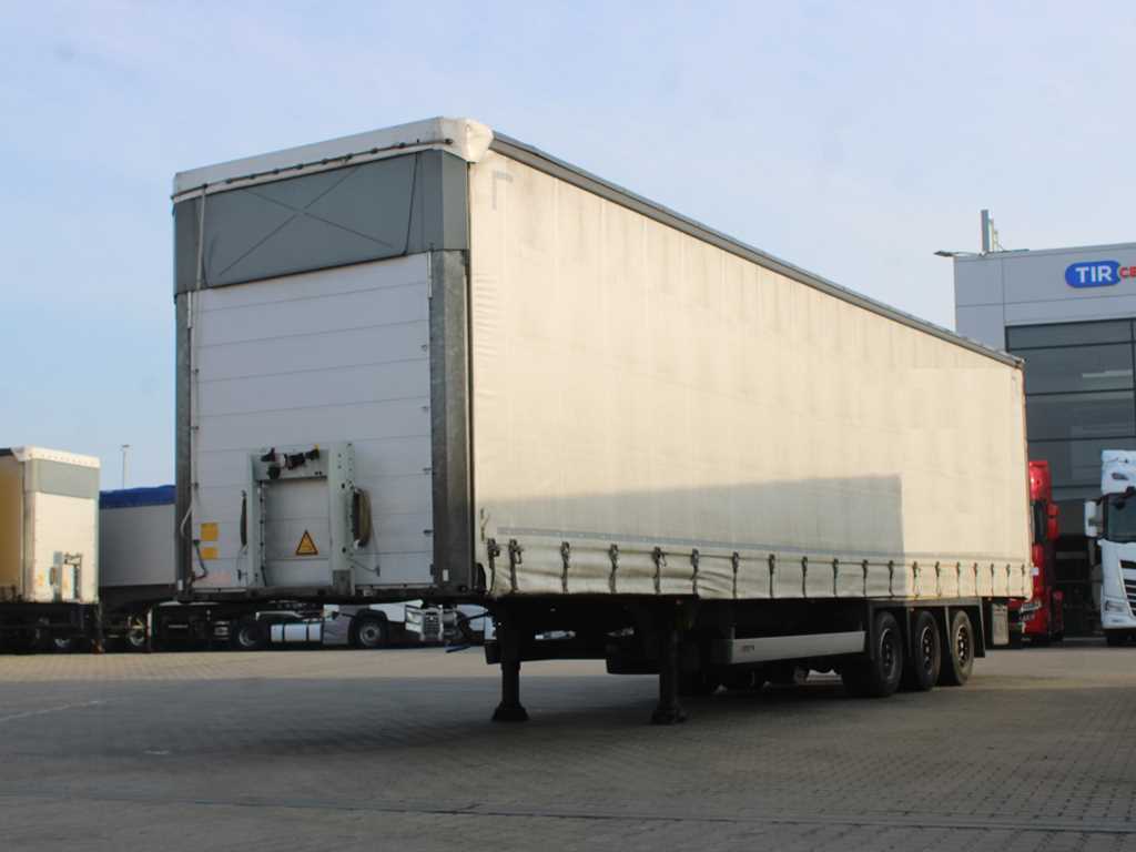 Schmitz SCB*S 3 T, LOWDECK, MULTILOCK, ZVEDACÍ NÁPRAVA, PŘIZVEDÁVACÍ STŘECHA