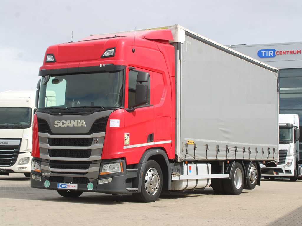 Scania R 450, 62, VZDUCHOVÉ PÉROVÁNÍ, ZVEDACÍ NÁPRAVA, NAVIGACE, EURO 6