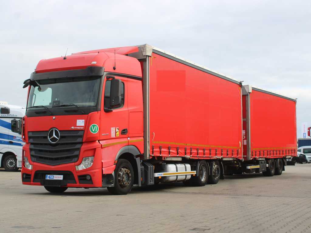 Mercedes-Benz Actros 2545, 62, BDF, NEZÁVISLÁ KLIMATIZACE, VZDUCHOVÉ PÉROVÁNÍ, EURO 6 + PANAV