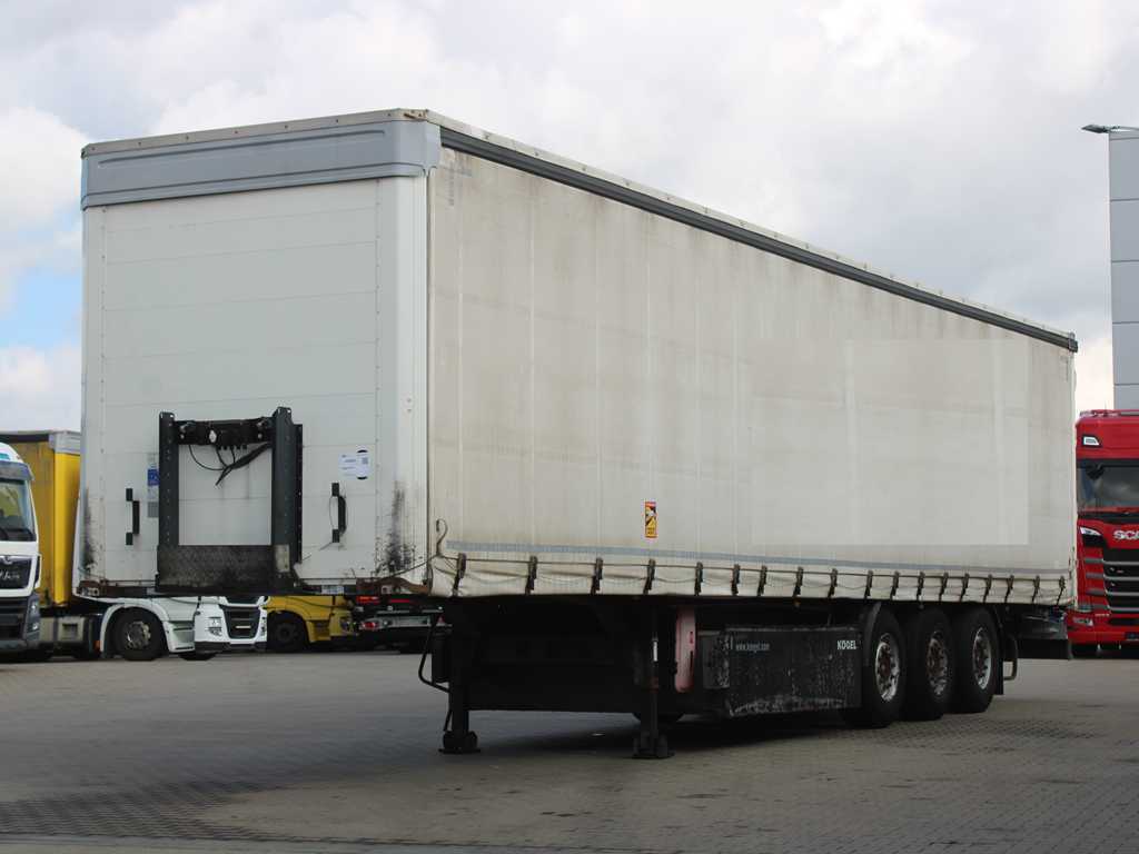 Kögel SN 24, SAF, MULTILOCK, ZVEDACÍ NÁPRAVA, 2PALETOVÝ KOŠ