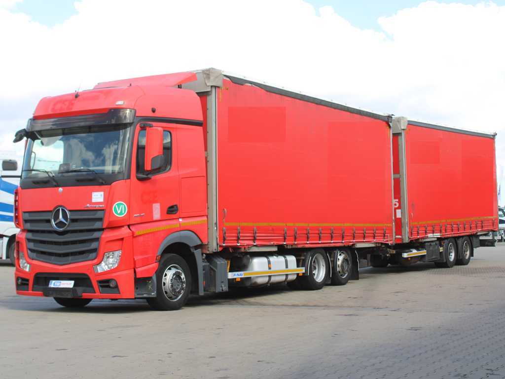 Mercedes-Benz Actros 2545, 62, BDF, NEZÁVISLÁ KLIMATIZACE, VZDUCHOVÉ PÉROVÁNÍ, EURO 6 + PANAV