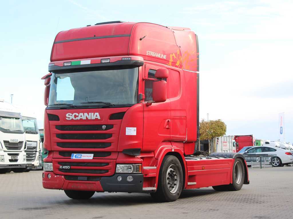 Scania R 450, EURO 6, LOWDECK, NAVIGACE, RETARDER, NEZÁVISLÁ KLIMATIZACE