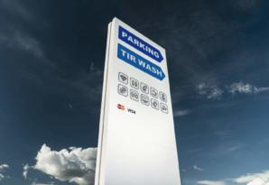 Parcheggio PSR o TIR sull'autostrada D1